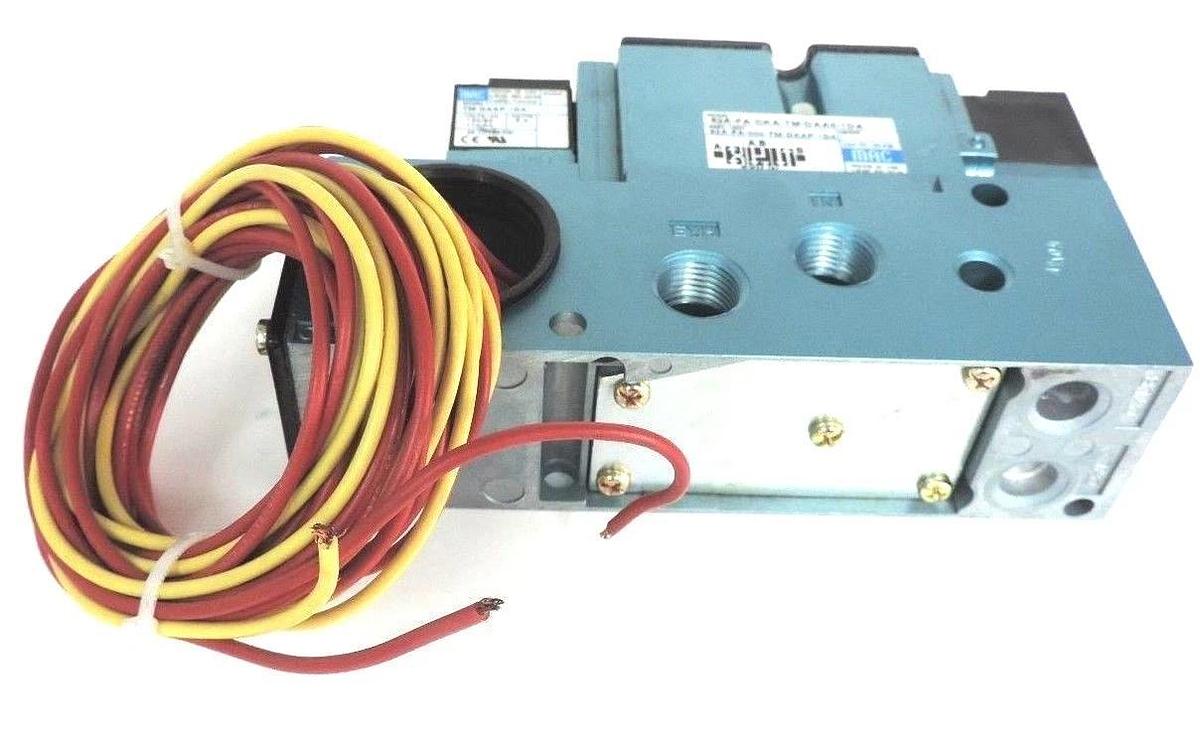 MAC 82A-FA-CKA-TM-DAA5-1DA VALVE W/ TM-DAAP-1DA SOLENOIDS 6.4 WATTS *NO HARDWARE