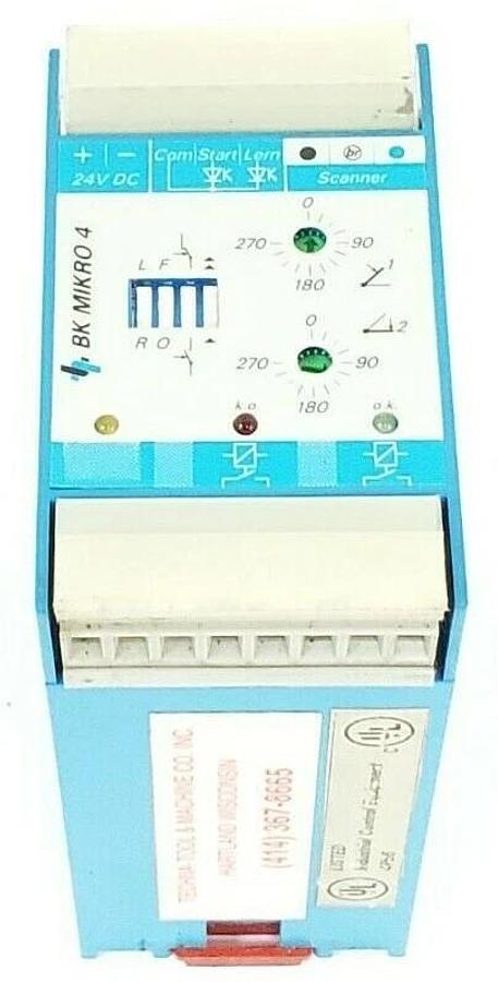 Used LEUKHARDT BK MICRO 4 8.0403.04 TIME DELAY RELAY 9527029.064