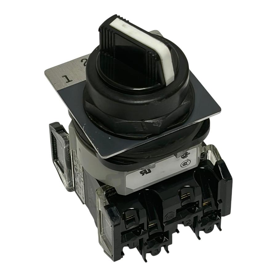 Used Allen Bradley 800H-NR2KF4 Selector Switch 4 Position 800TC-XA Blocks Series F