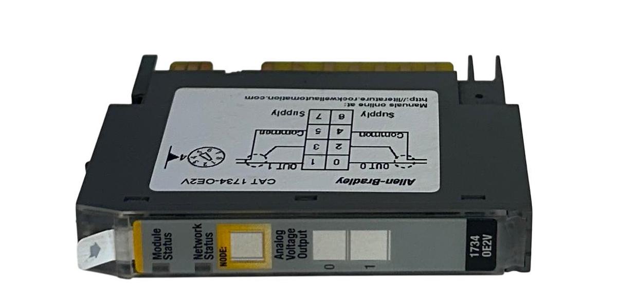 Used ALLEN BRADLEY 1734-OE2V /C POINT I/O 2-CHNL ANALOG OUTPUT MODULE 1734OE2V NSMP