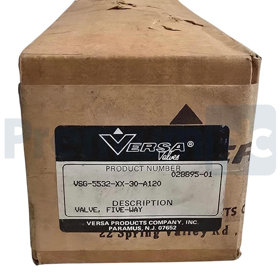 Versa VSG-5532-XX-30-A120 V-Series 5-Way/2-Pos Pneumatic Directional Valve 120V
