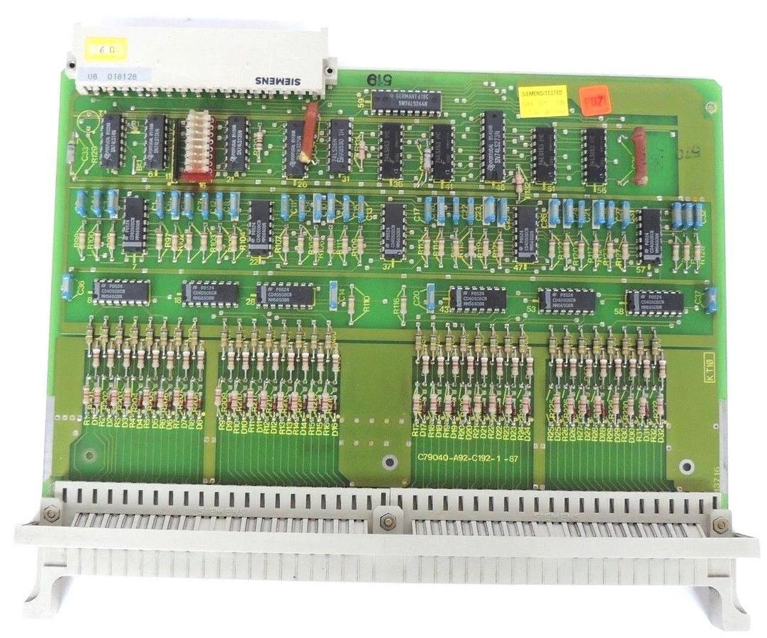 Used SIEMENS C79040-A92-C192-1-87 PC BOARD ASSEMBLY 32WAY, 6ES5420-3BA11