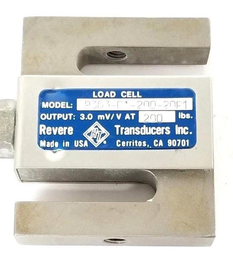 NEW TRANSDUCERS INC. 9363D120020P1 LOAD CELL 3.0 MV/V AT, 200 LBS.