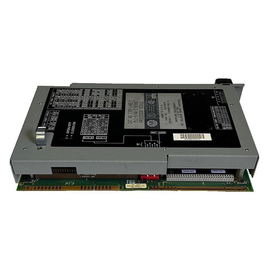 Used ALLEN BRADLEY 1785-L40E /C PLC-5/40 EtherNet PROCESSOR MODULE F/W. D 1785L40E