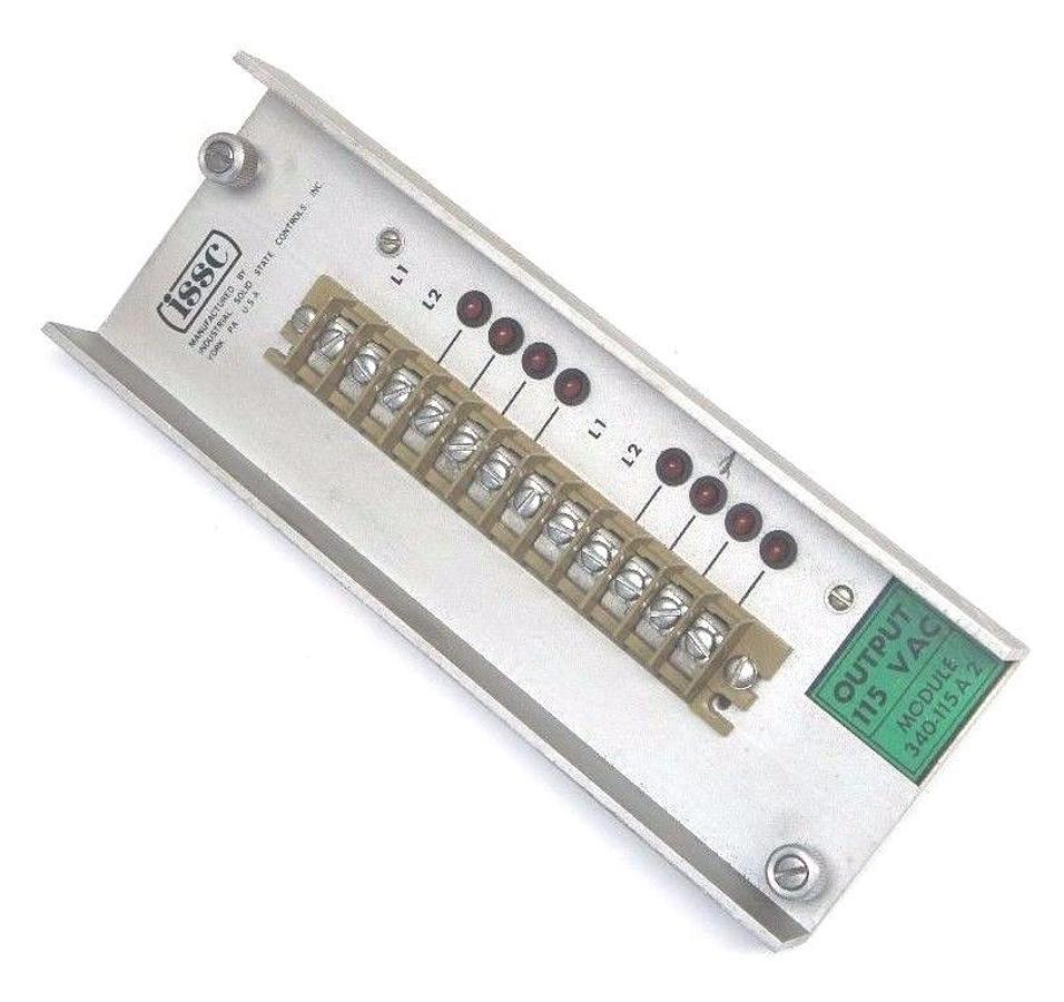 Used ISSC 340-115A2 OUTPUT MODULE 340115A2, ESC-1, B16-09-037 REV C