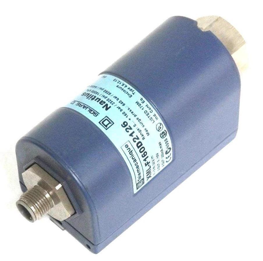 Used NIB TELEMECANIQUE XML-F160D2126 UNIVERSAL PRESSURE SENSOR 0-160BAR, 028091