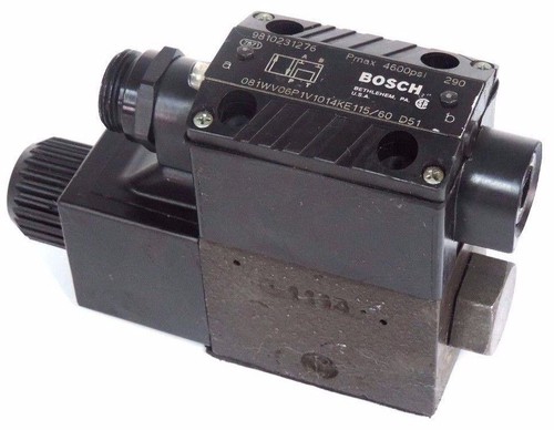 Used BOSCH REXROTH 9810231276 DIRECTIONAL CONTROL VALVE 081WV06P1V1014KE115/60 D51