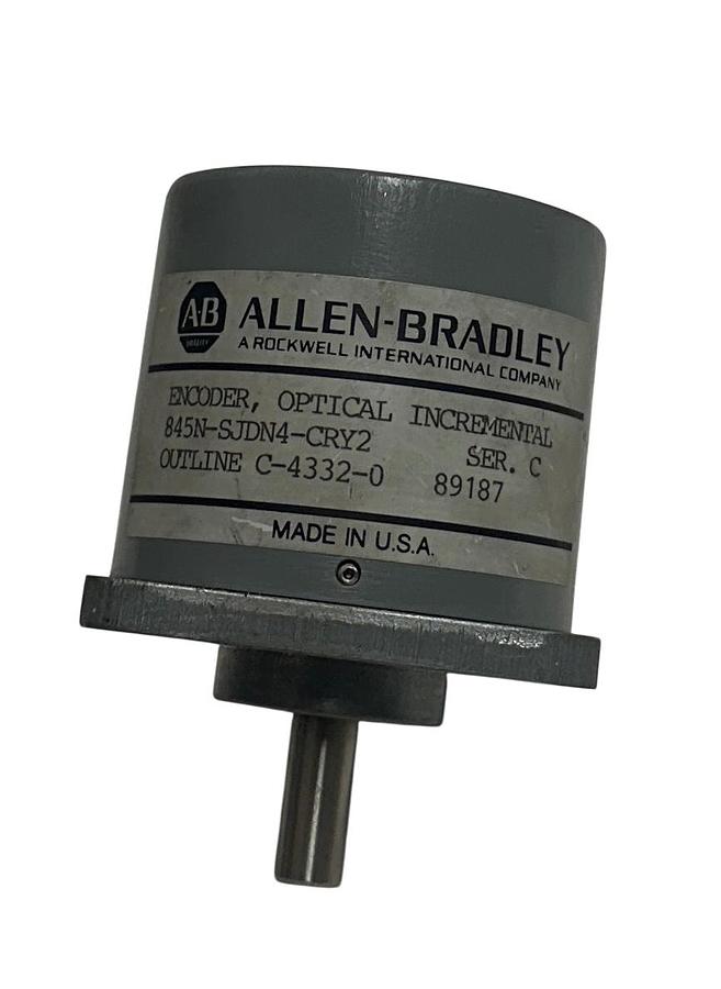 Used ALLEN BRADLEY 845N-SJDN4-CRY2 /C OPTICAL INCREMENTAL ENCODER 845NSJDN4CRY2 NSNP