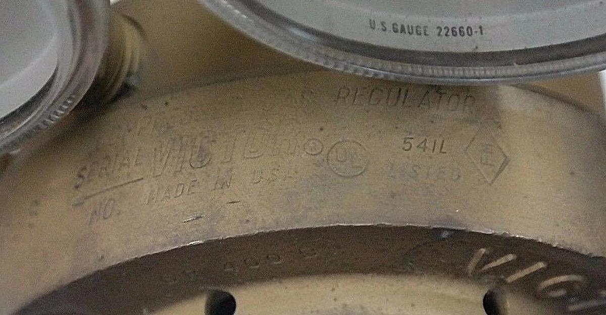 Used VICTOR EQUIPMENT SR400D REGULATOR 2372958 W/ GAUGES
