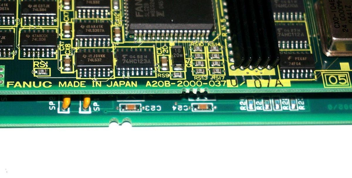 Used GE FANUC IC697BEM721D I/O LINK INTERFACE MODULE W/ A20B-2000-0370/07A BOARD