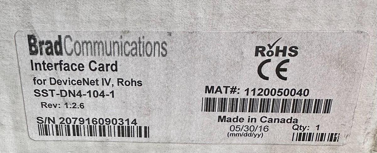NEW SEALED MOLEX BradCommunications SST-DN4-104-1 / SSTDN41041 DeviceNet CARD