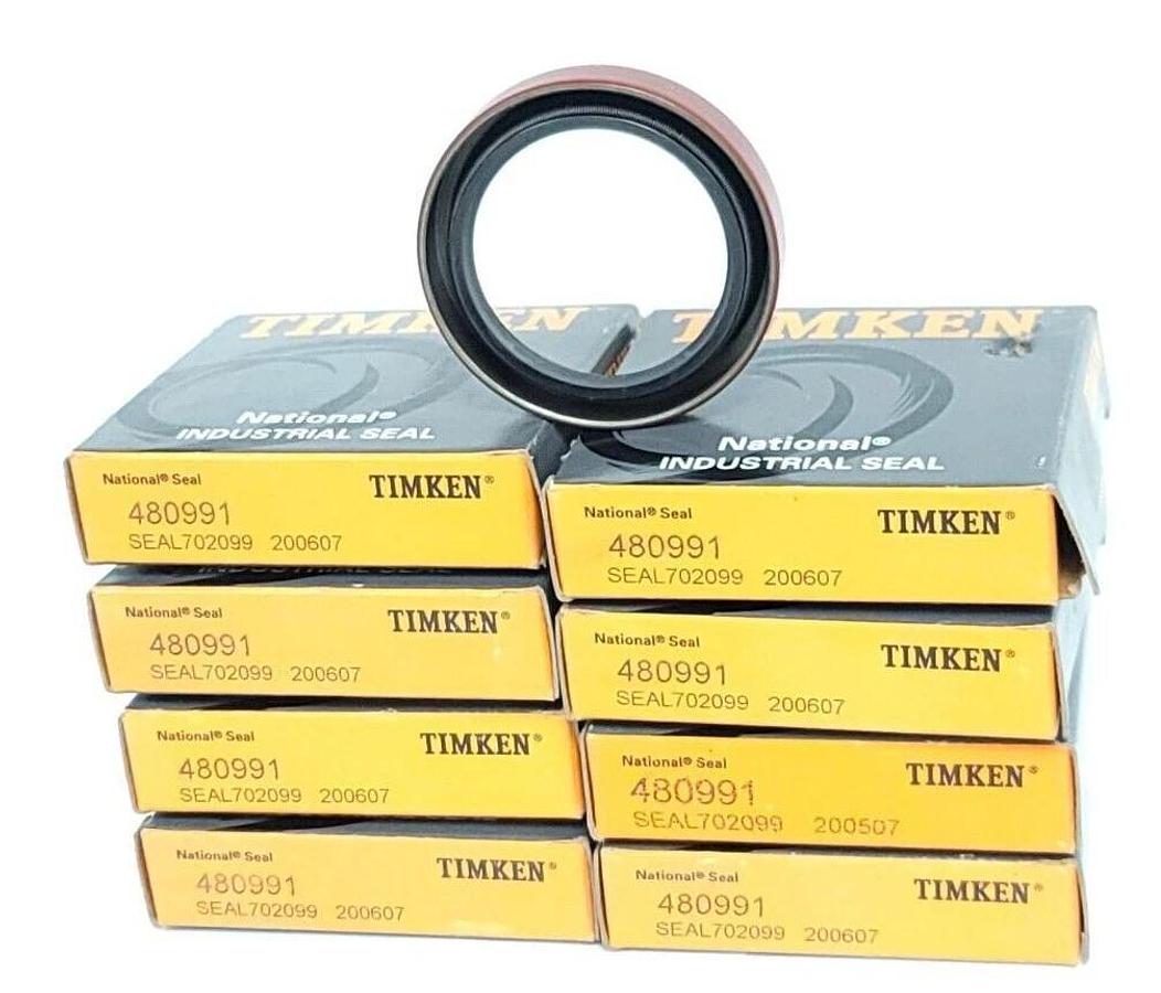 Used LOT OF 8 NIB TIMKEN 480991 OIL SEALS