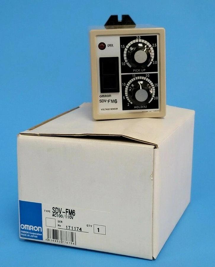 Used NIB OMRON SDV-FM6 VOLTAGE SENSOR SDVFM6 AC100/110V