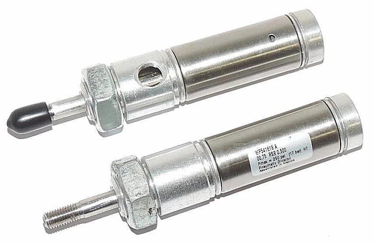 LOT OF 2 NEW PARKER WP541619 A PNEUMATIC CYLINDERS 3/4" BORE 1/2" STROKE