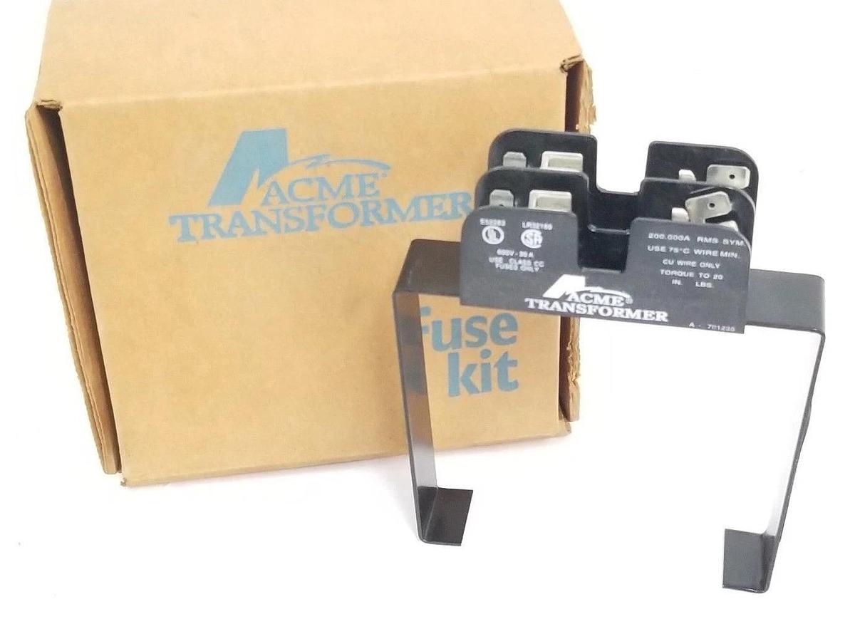 Used NIB ACME TRANSFORMER PL-112702 PRIMARY FUSE KIT PL112702