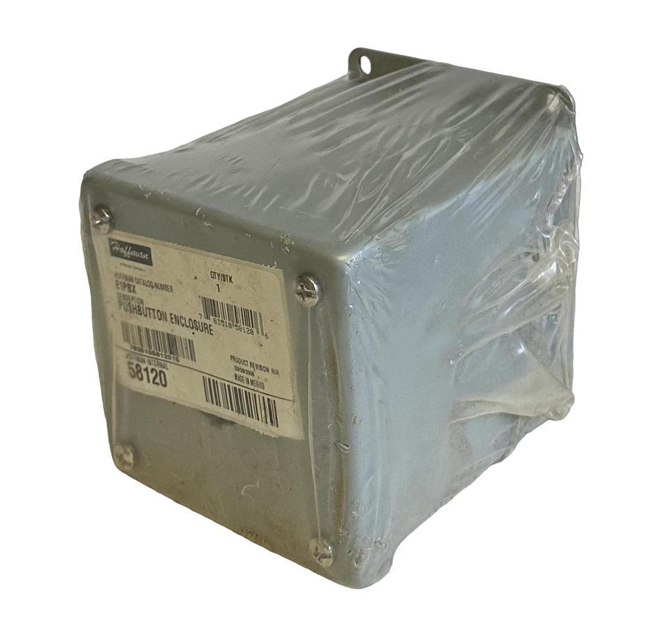 Used NEW HOFFMAN E1PBX PUSHBUTTON ENCLOSURE 58120