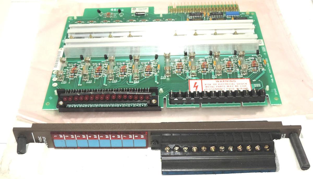 Used GE FANUC IC600YB908B OUTPUT BOARD 24VDC, 2 AMP, SRCE OUT