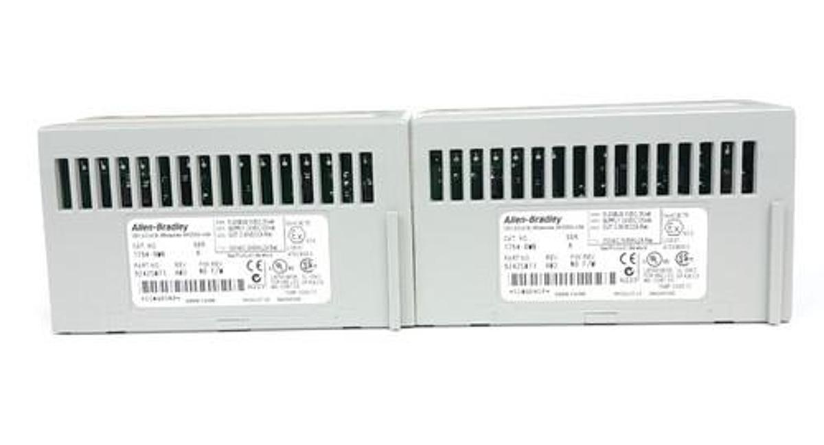Used LOT OF 2 ALLEN BRADLEY 1794-OW8 SER. A FLEX 8 POINT DIGITAL OUTPUT MODULES