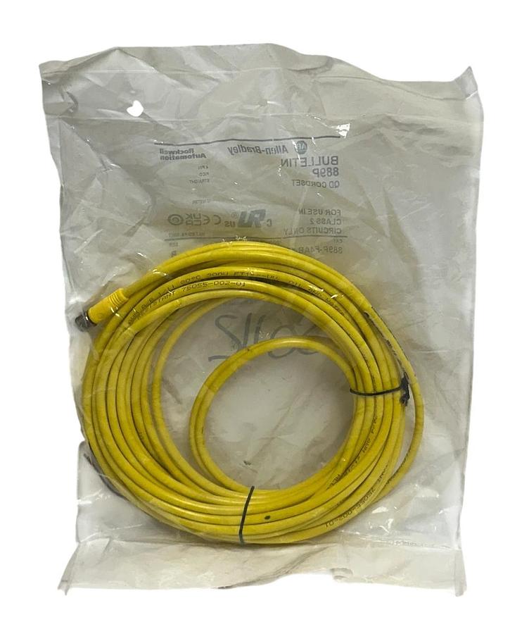 Used ALLEN BRADLEY 889P-F4AB-10 /B BULLETIN 889P PICO QD CORDSET 4-PIN STRAIGHT NSFS