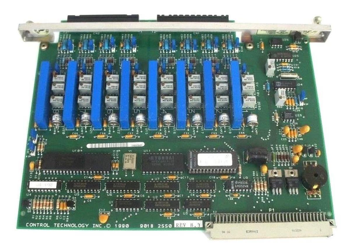 Used CONTROL TECHNOLOGY 901B-2550 ISOLATED ANALOG INPUT MODULE REV B.3 901B2550