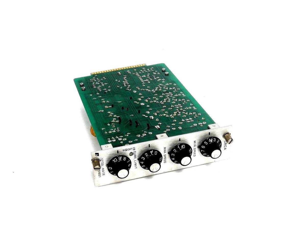 Used RELIANCE ELECTRIC 0-51851 REGULATOR CONTROL BOARD 051851