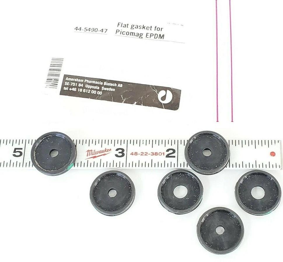 LOT OF 6 NEW GE HEALTHCARE 44-5490-47 FLAT GASKET FOR PICOMAG EPDM
