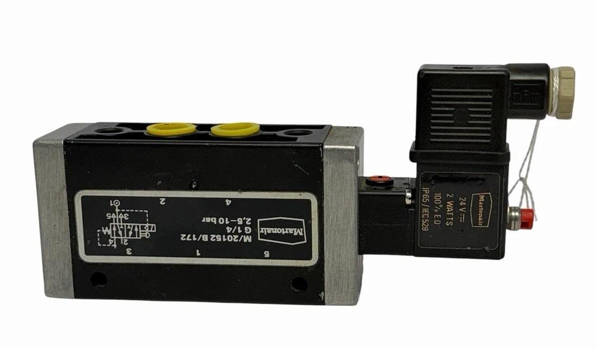 Used MARTONAIR M/20152 B/172 SOLENOID VALVE G 1/4 2,5-10 BAR