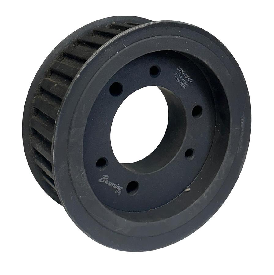 Used BROWNING 32XH300E / 3514775 SYNCHRONOUS FLANGED PULLEY 7/8''-3-1/2'' BORE NSNP