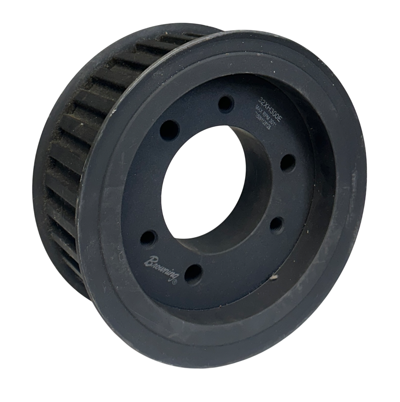Used BROWNING 32XH300E / 3514775 SYNCHRONOUS FLANGED PULLEY 7/8''-3-1/2'' BORE NSNP