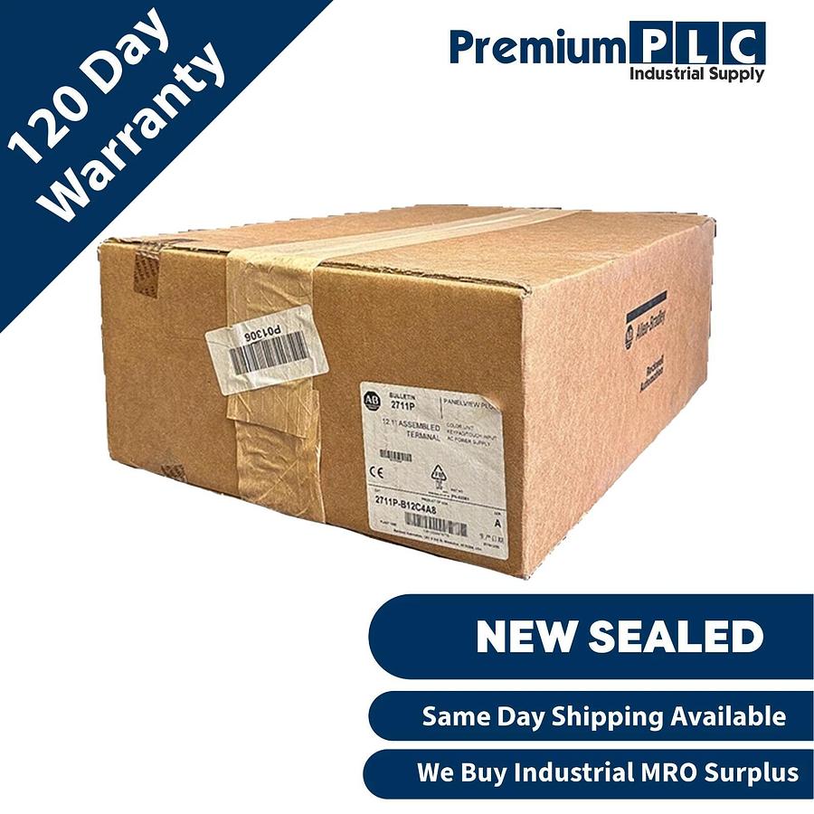 Used NEW SEALED ALLEN BRADLEY 2711P-B12C4A8 /A PanelView Plus 1250 AC COLOR TOUCH