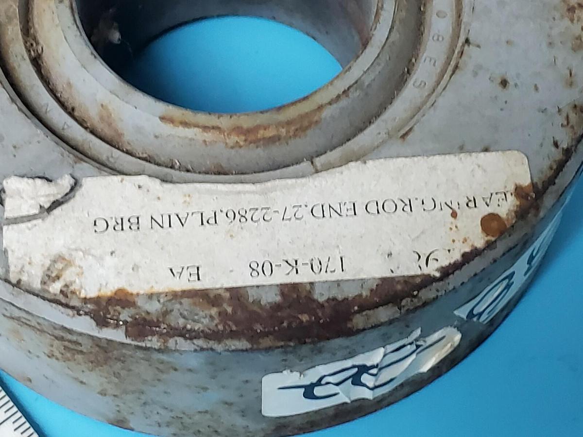 Used GENERIC 27-2286 PLAIN BEARING ROD END 170-K-08 328-22 W/ SKF GEZ208ES BEARING