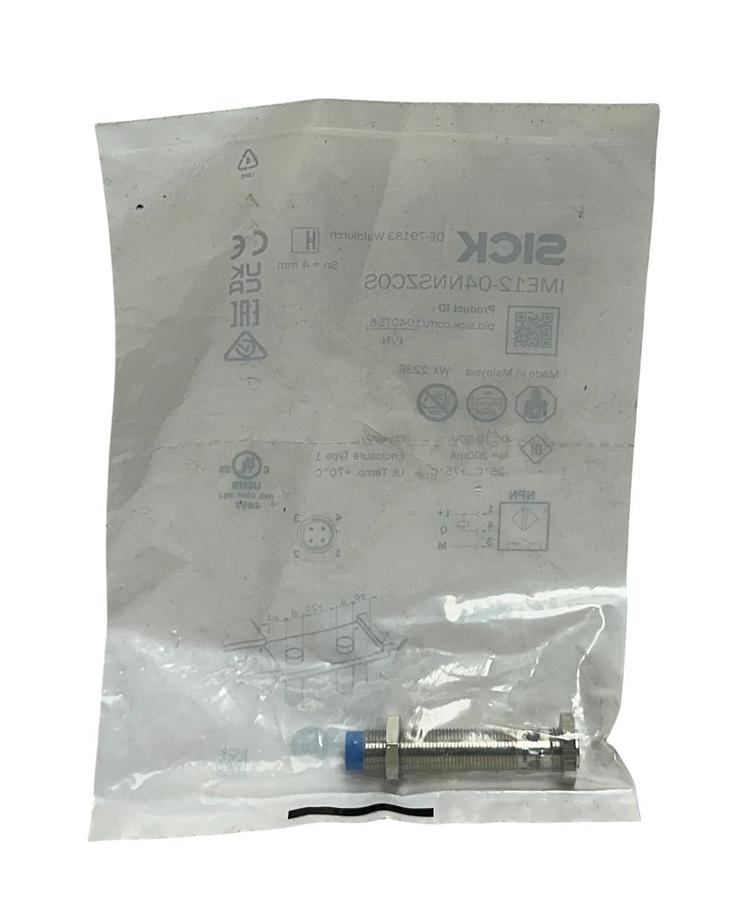 Used SICK IME12-04NNSZCOS / 1040756 INDUCTIVE PROXIMITY SENSOR 10-30VDC 200mA NSFS