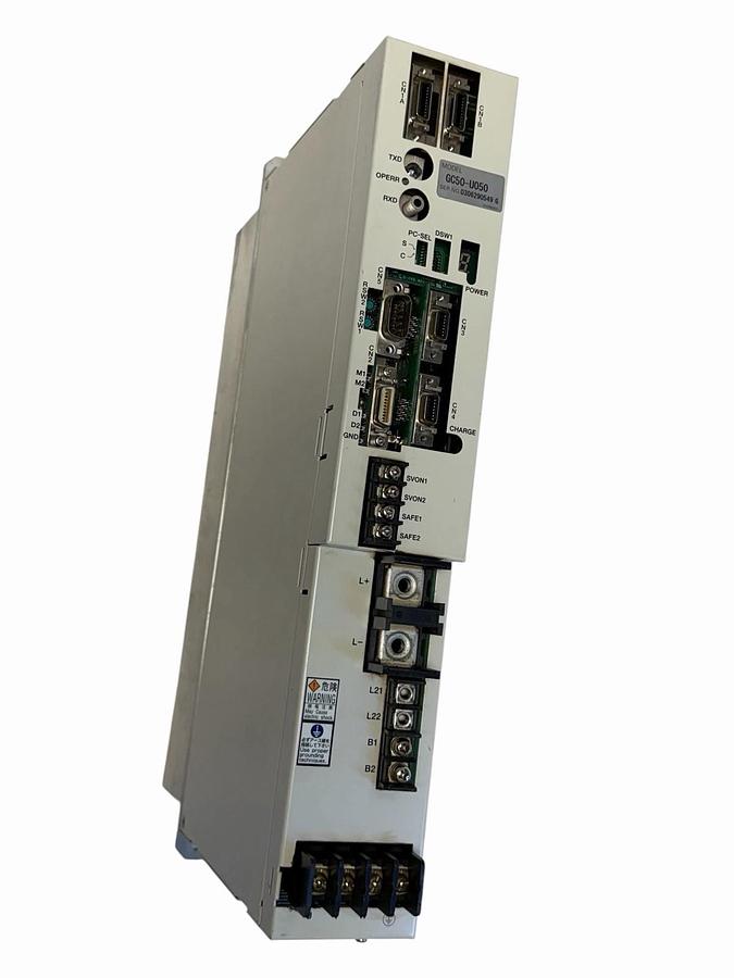 Used JTEKT TOYODA GC50-U050 SERVO DRIVE 8.3A 200-230V AC / 270-311V DC GC50U050