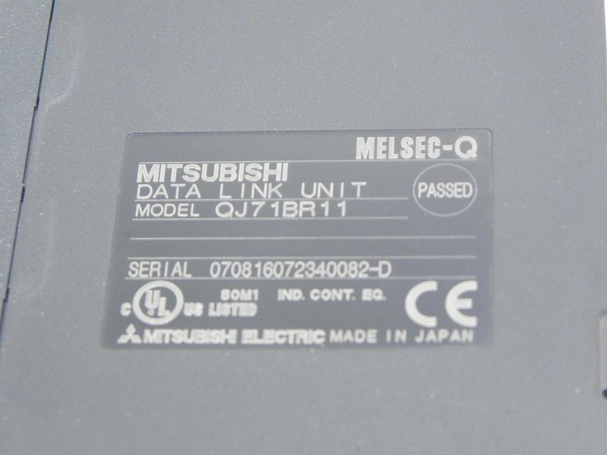 Used MITSUBISHI MELSEC-Q QJ71BR11 DATA LINK UNIT