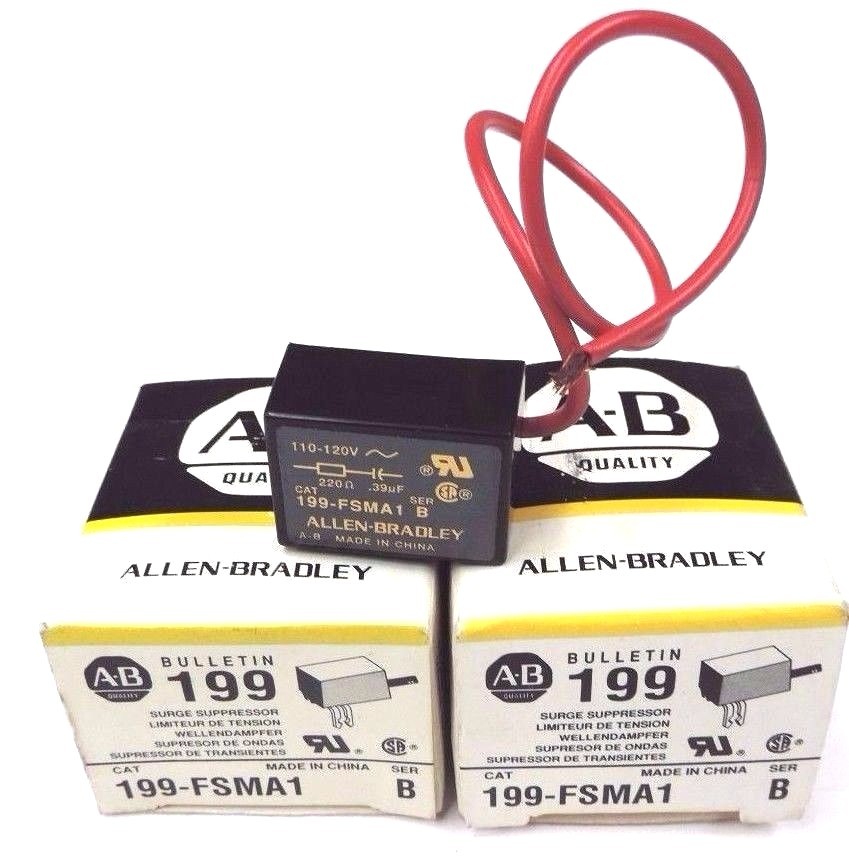 LOT OF 2 NIB ALLEN BRADLEY 199-FSMA1 SURGE SUPPRESSORS 199FSMA1 SER. B