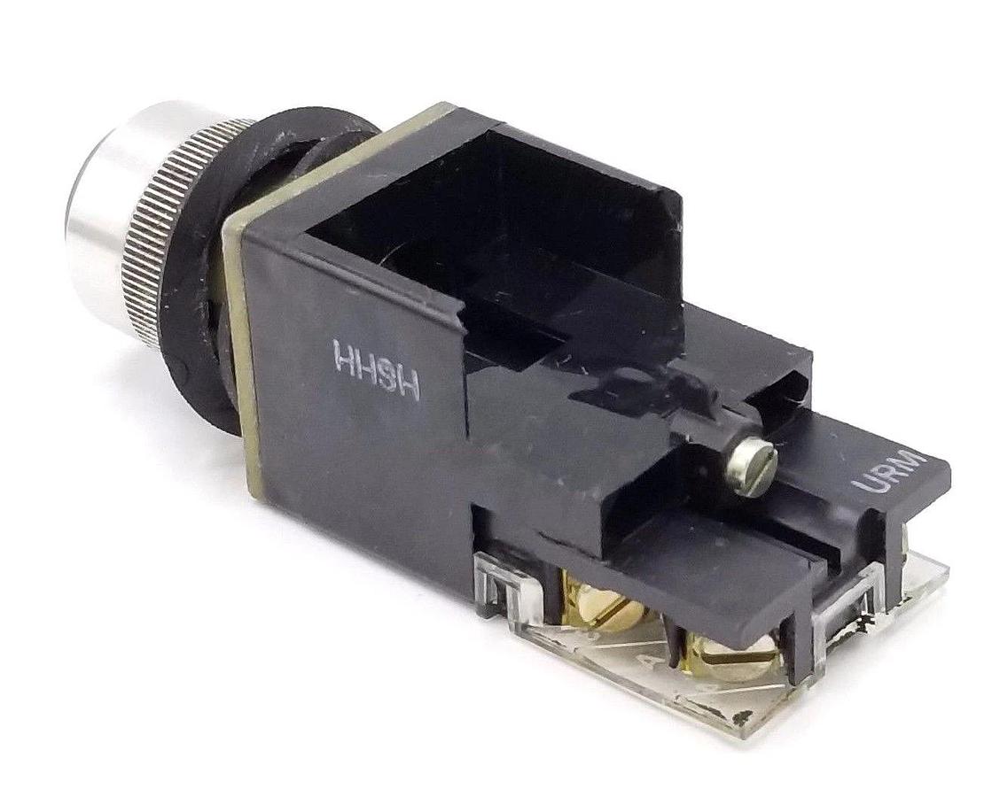 Used ALLEN BRADLEY 800MR-B6 PUSHBUTTON SER. A RED W/ 800M-XAK SER. A