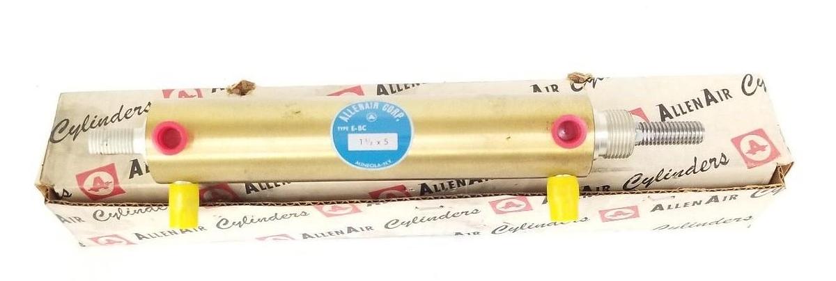Used NIB ALLENAIR E 1&1/2 X 5 BC-D PNEUMATIC CYLINDER