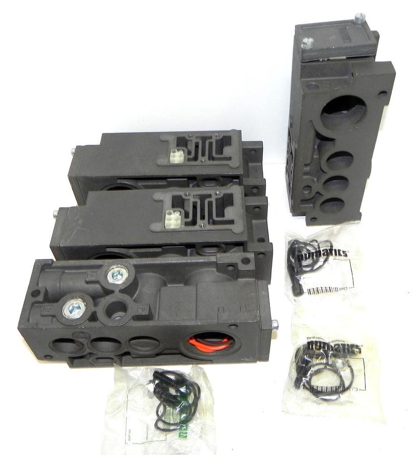 LOT OF 4 NEW NUMATICS 1-HH PNEUMATIC REGULATOR VALVE MANIFOLDS