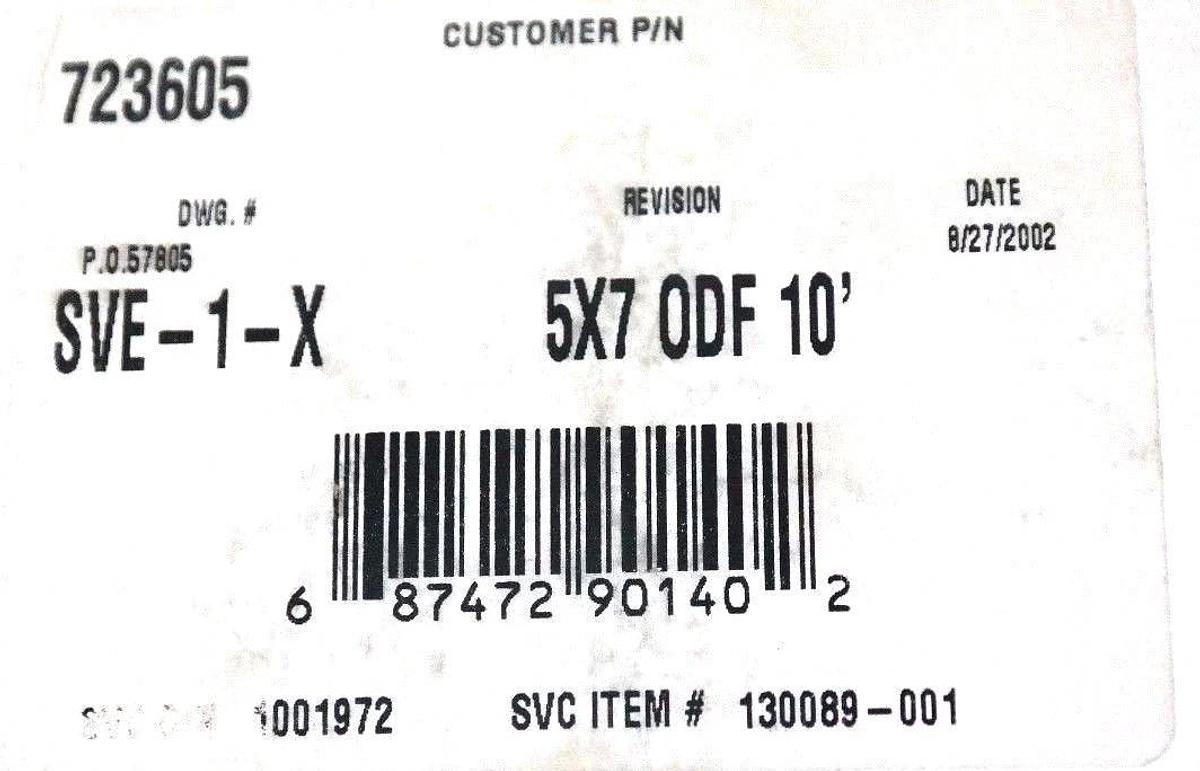 Used NIB SPORLAN SVE-1-X VALVE THERMOSTATIC EXPANSION, SVE1X, 5X7 ODF 10'