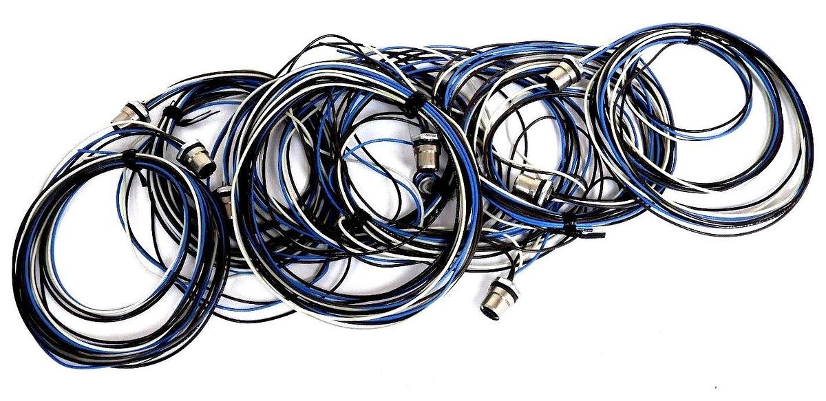 Used LOT OF 7 NEW MOLEX 84907-000 WIRE RECEPTACLE 4PIN FEMALE CONNECTORS 84907000