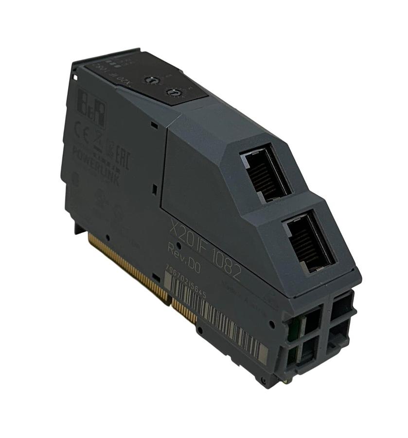 Used B&R X20 IF 1082 / X20IF1082 EtherNet POWERLINK INTERFACE MODULE 2-PORT RJ45 NSNP