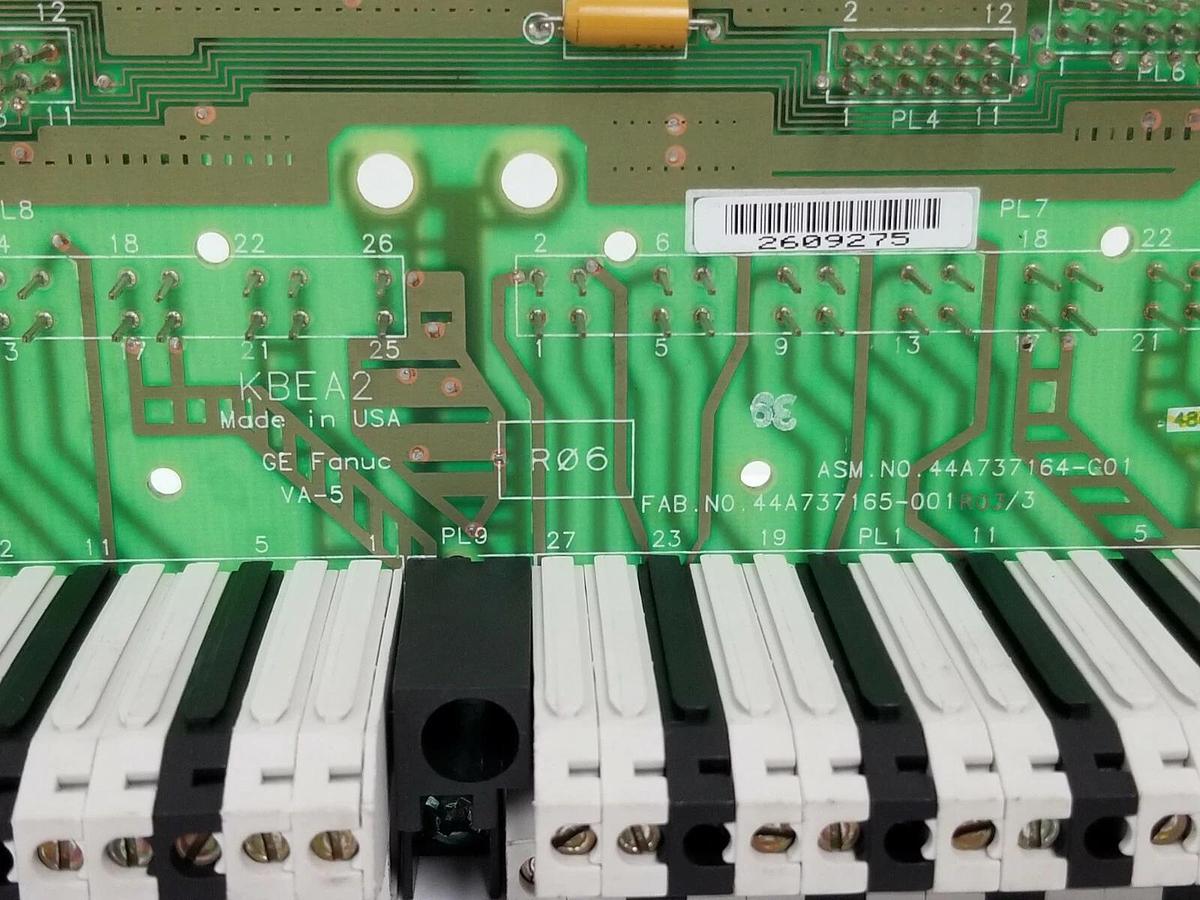 Used GE FANUC 44A737164-G01 TERMINAL BOARD KBEA2 VA-5 44A737165-001R03/3