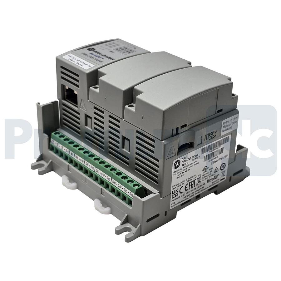 Allen-Bradley 2080-LC20-20QWB /C Micro820 Controller ENet/IP F/W: 12.011 NSNP
