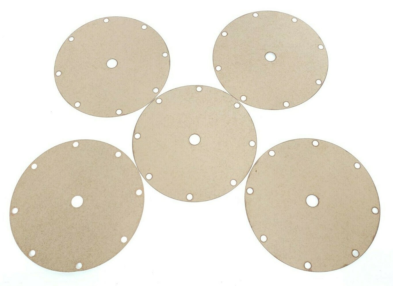 Used LOT OF 5 KRONES 8-F00-11-3948 PADS T=0.5 OD=141.0, 0002374726