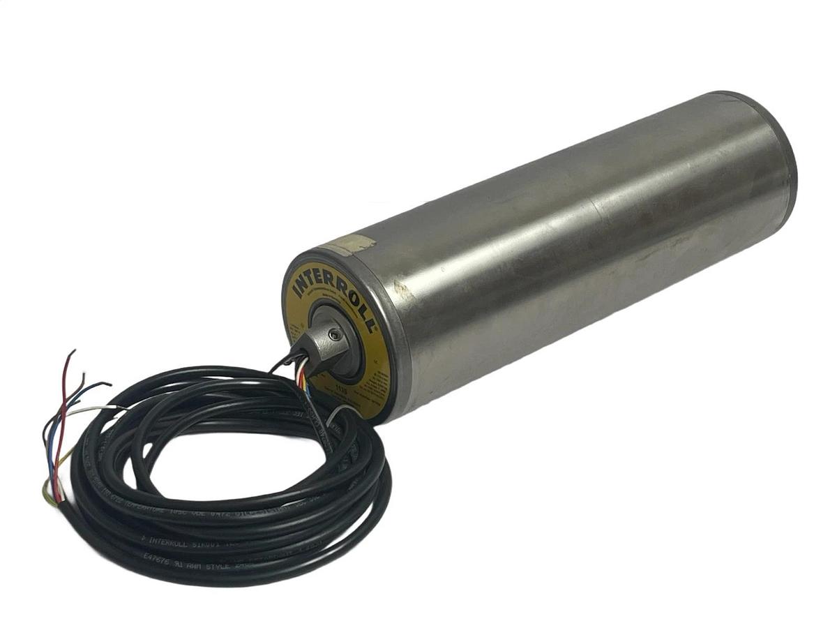 Interroll 113S Drum Motor | 180W 480V 3PH | Ø 113.3mm SL: 340mm | New Surplus