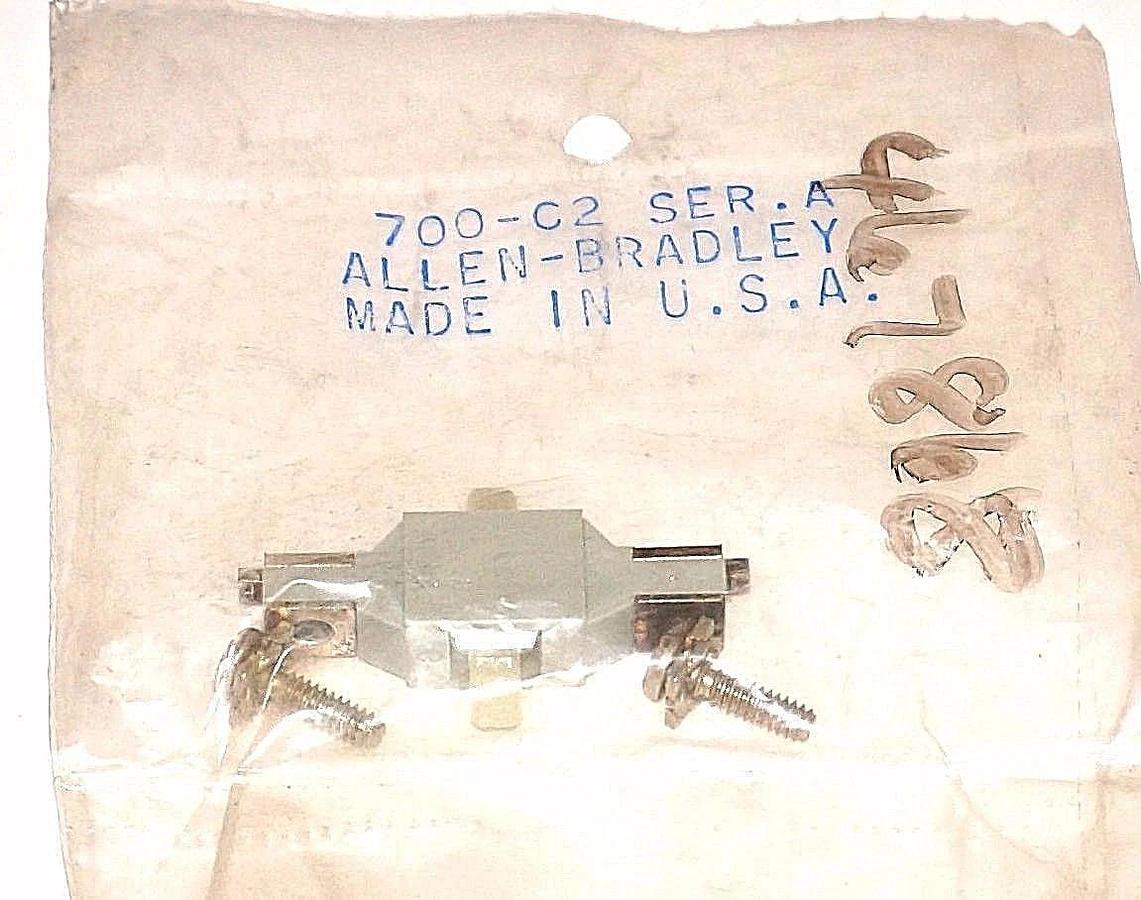 Used NEW LOT OF 7 ALLEN BRADLEY 700-C2 SER. A, FRONT DECK CONTACT CARTRIDGES 700C2