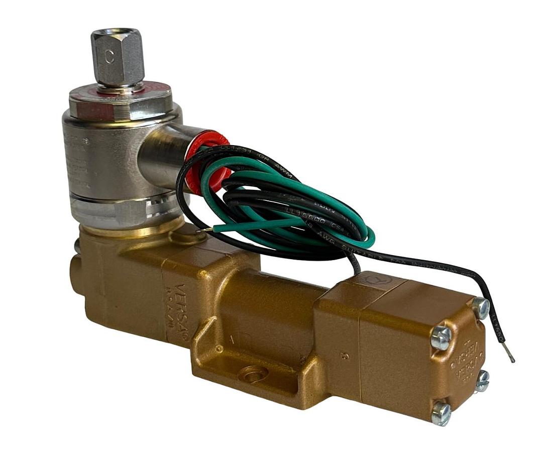 NEW VERSA VALVE VSG-4332-H-XX-A120 / VSG4332HXXA120 4-WAY VALVE 2-POSITION 120V