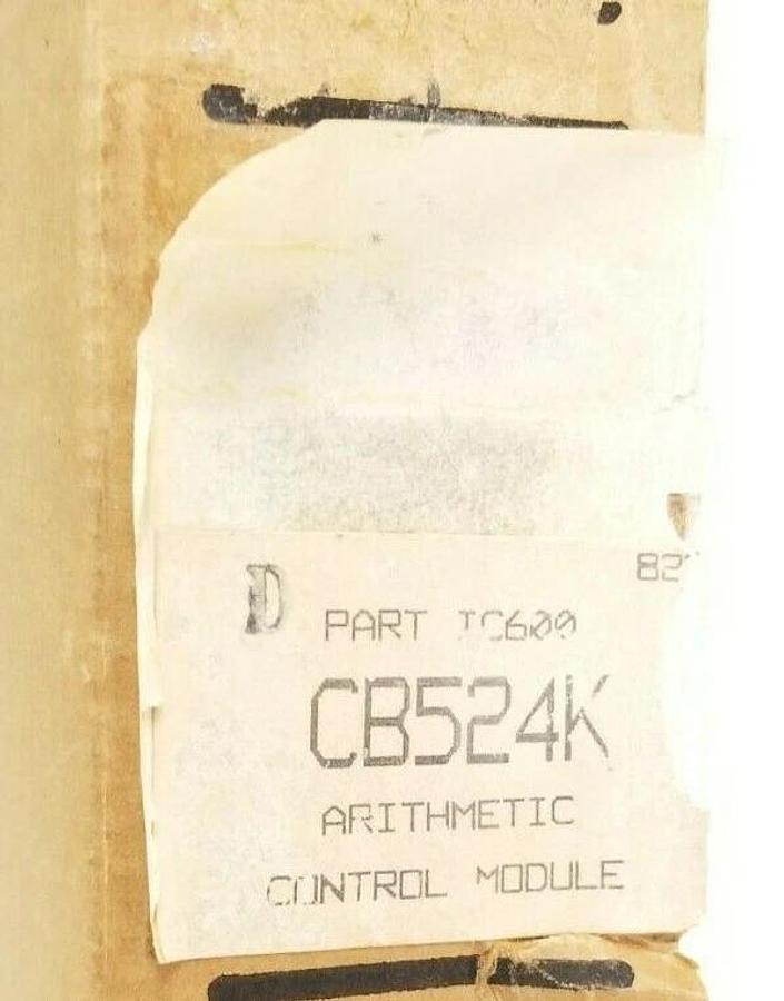 Used NIB GE FANUC IC600CB524K ARITHMETIC CONTROL MODULE ALU3 44A720733-G01 IC600CB524