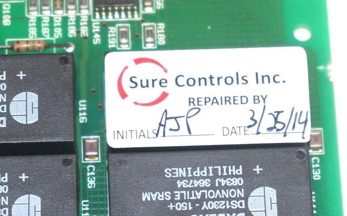 Refurbished INVENSYS AC134000 PC BOARD REV. 1 REPAIRED