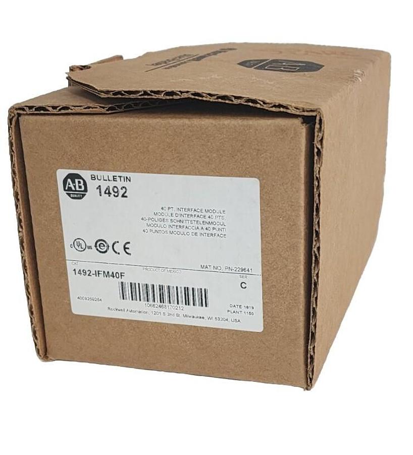 Used NIB ALLEN BRADLEY 1492-IFM40F 40 POINT INTERFACE MODULE SER. C